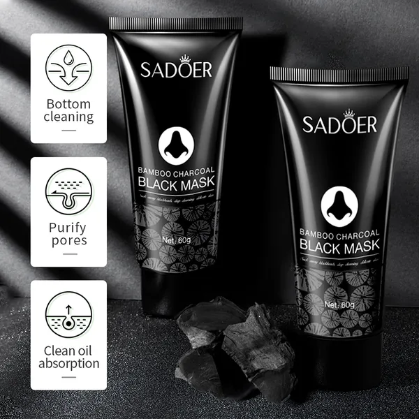 قناع SADOER الأسود بالفحم والبامبو