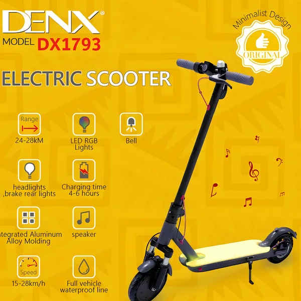 سكوتر كهربائي DENX - DX1793 ضمان عام